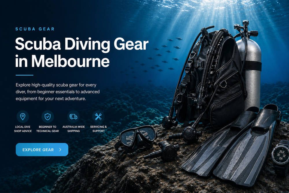 Scuba diving equipment available in Melbourne
