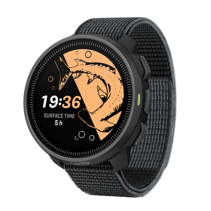 Suunto Nautic S black dive computer perspective view
