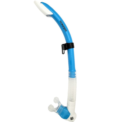 Oceanpro Typhoon SD Snorkel in Ocean Blue/Clear