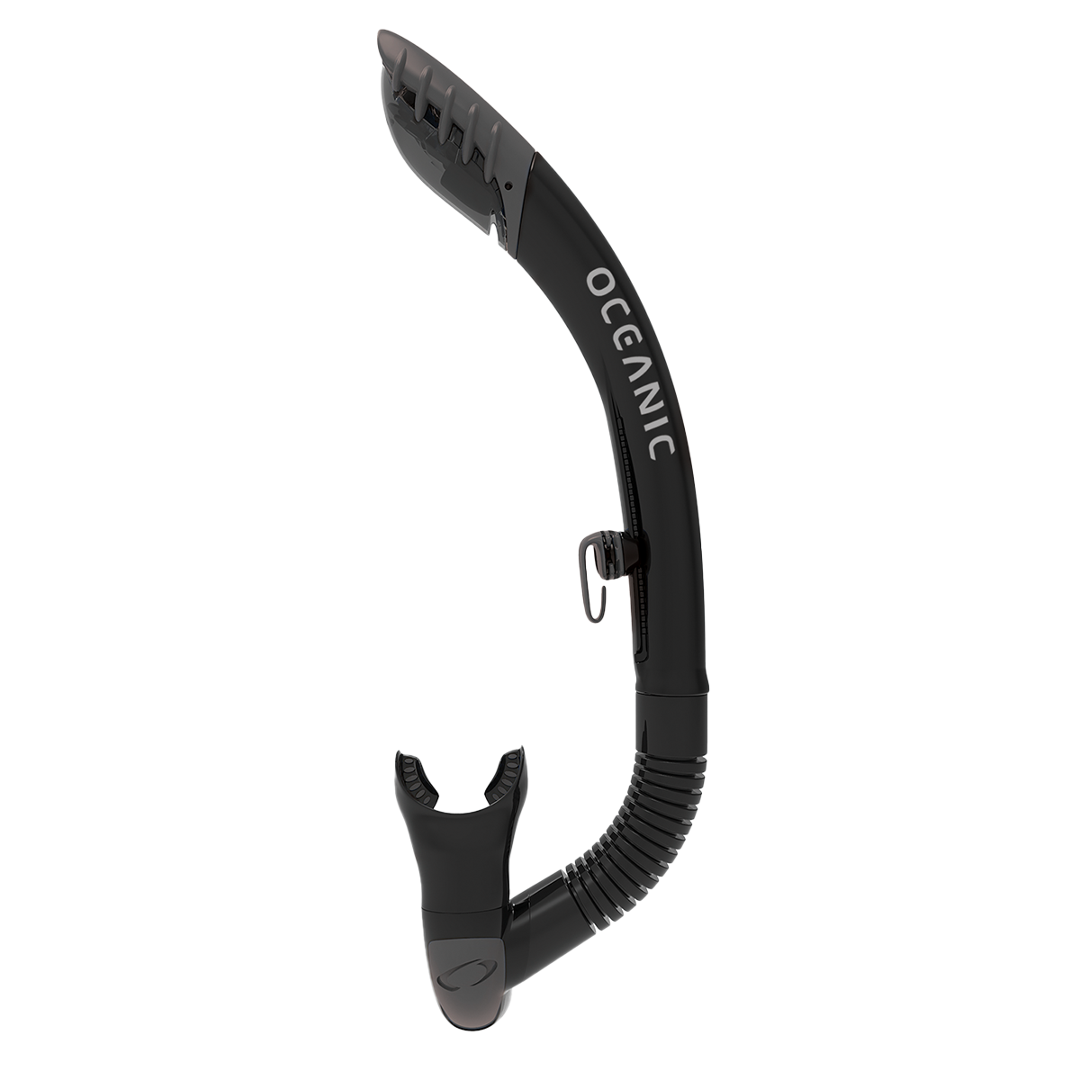 Oceanic Ultradry 2 Snorkel in Titanium / Black