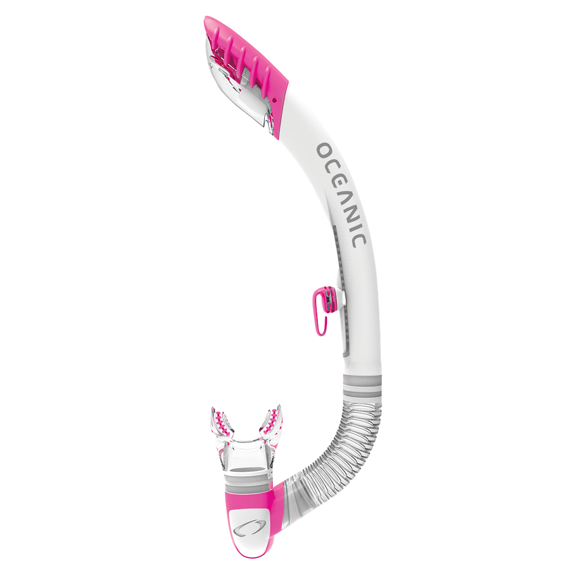 Oceanic Ultradry 2 Snorkel in Pink / White