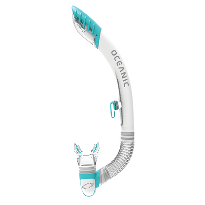 Oceanic Ultradry 2 Snorkel in Sea Blue / White