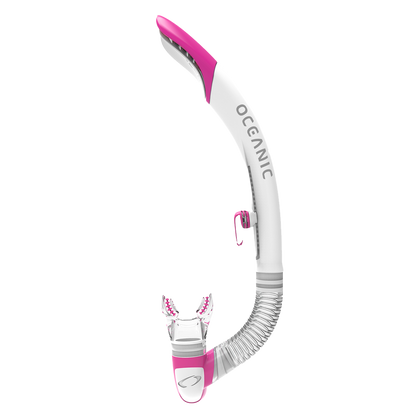 Oceanic Ultra SD Snorkel in White / Pink