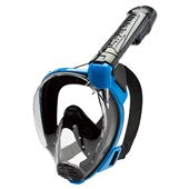 Cressi Baron Full Face Snorkel Mask in Black/Blue