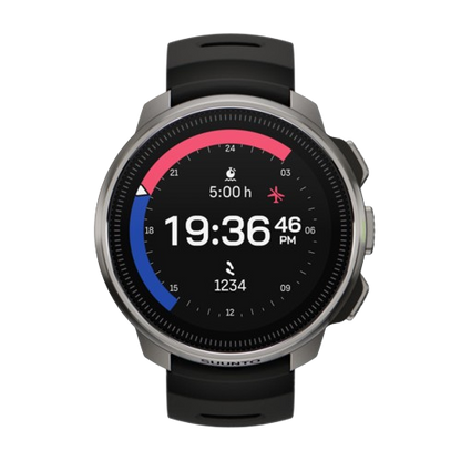 Suunto Ocean Steel Black front view