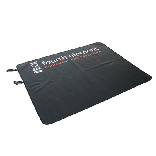 Fourth Element Changing Mat laid flat in black