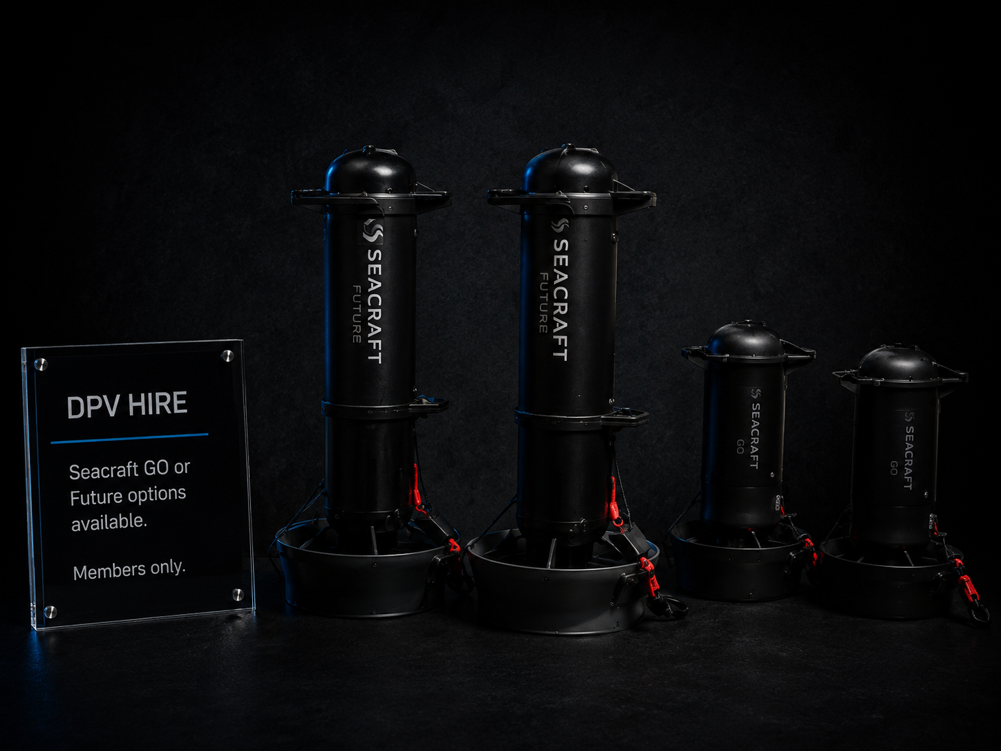 DPV underwater scooter hire for technical diving