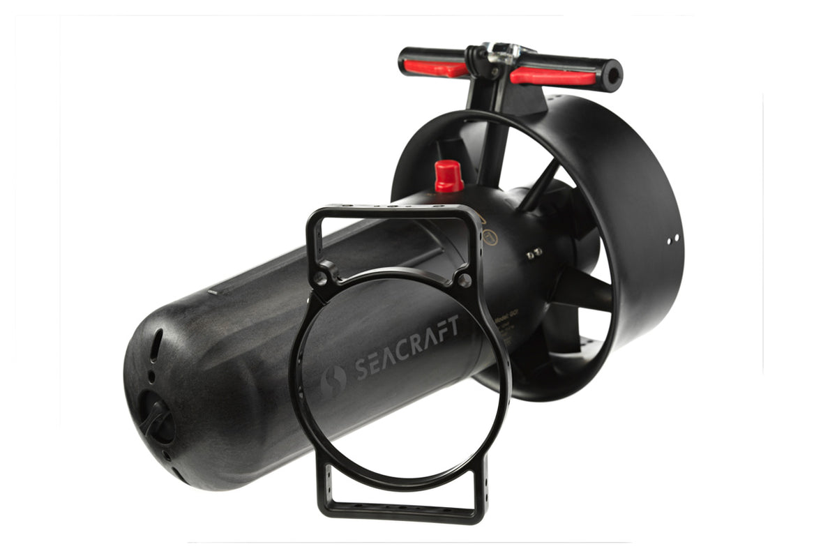Seacraft GO! DPV exterior and removable transport bracket detail