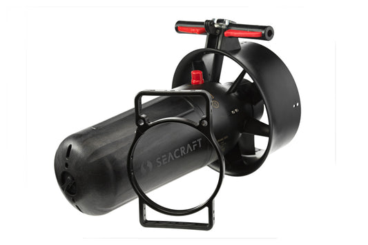 Seacraft GO! DPV exterior and removable transport bracket detail