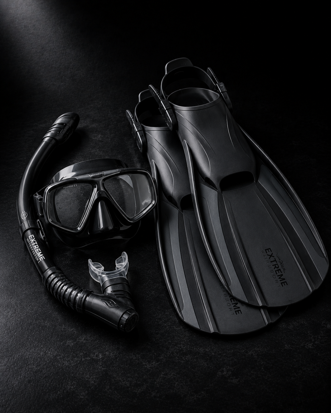 snorkelling set mask snorkel fins hire in Melbourne