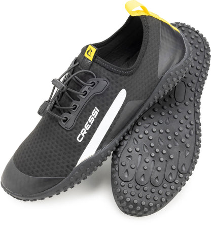 Cressi Sonar Shoes in Black and Yellow
