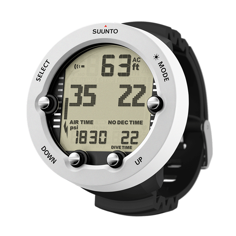 Suunto Vyper Novo White angled view
