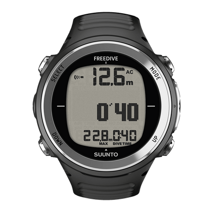 Suunto D4f Black freedive computer front view