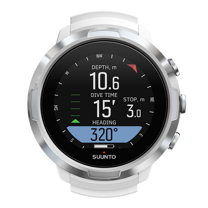 Suunto D5 White dive computer front view
