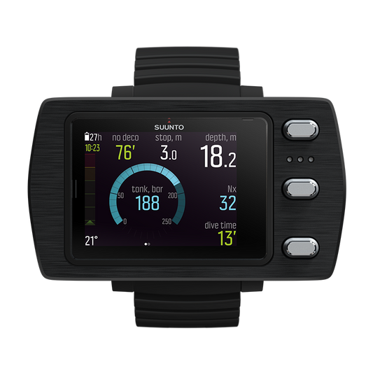Suunto EON Steel Black dive computer front view