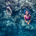 Freediver wearing Suunto D4f Black