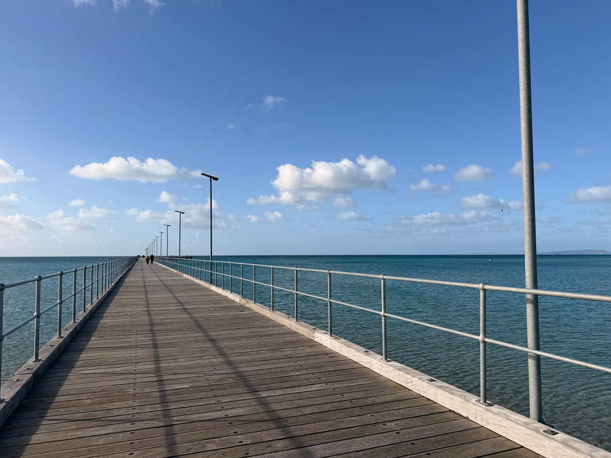 Rye Pier and the surrounding bay, photographed by Extreme Watersport